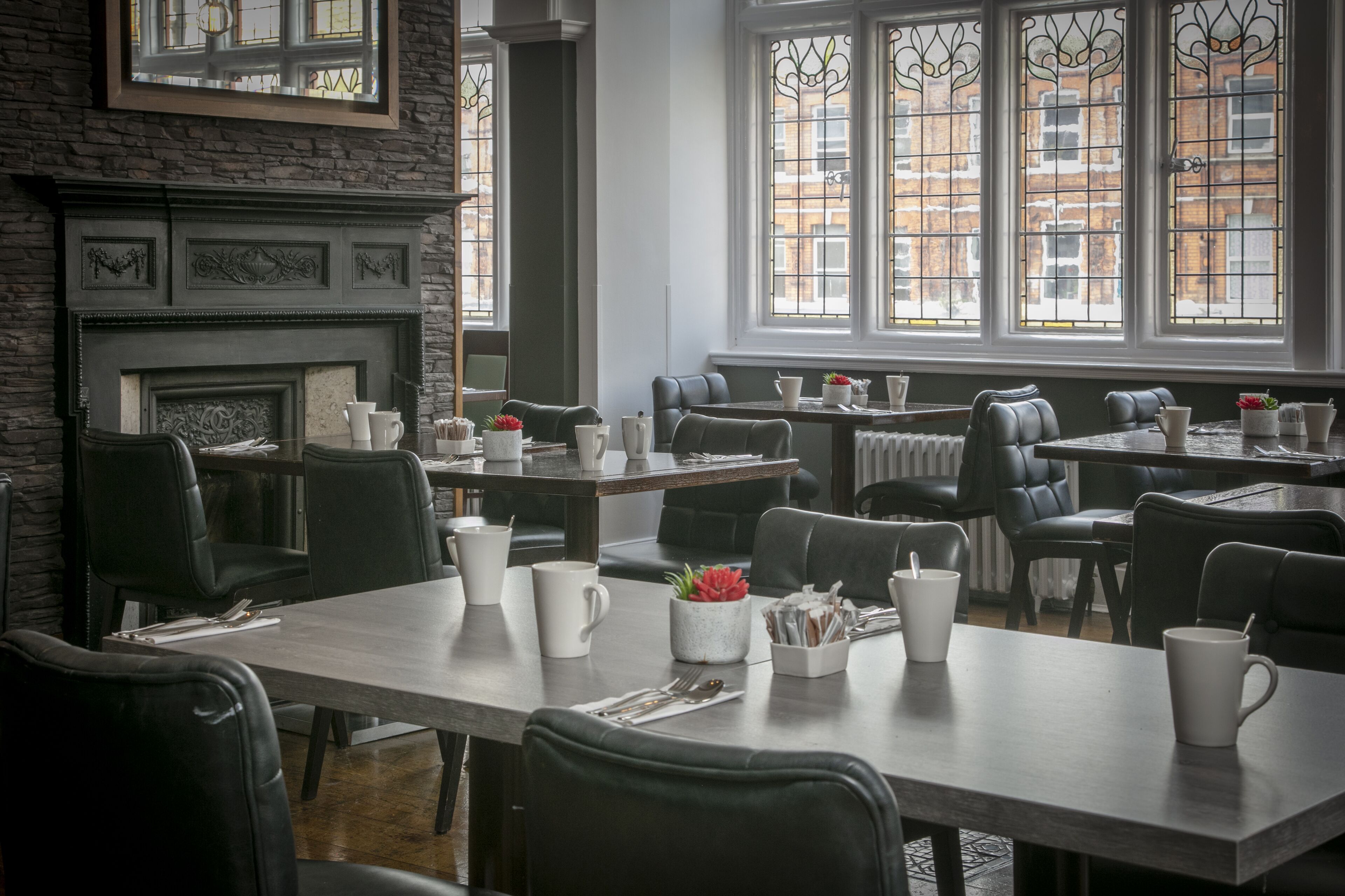 Daily English breakfast (GBP 12 per person)