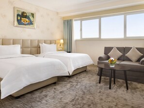 Premium bedding, minibar, in-room safe, desk