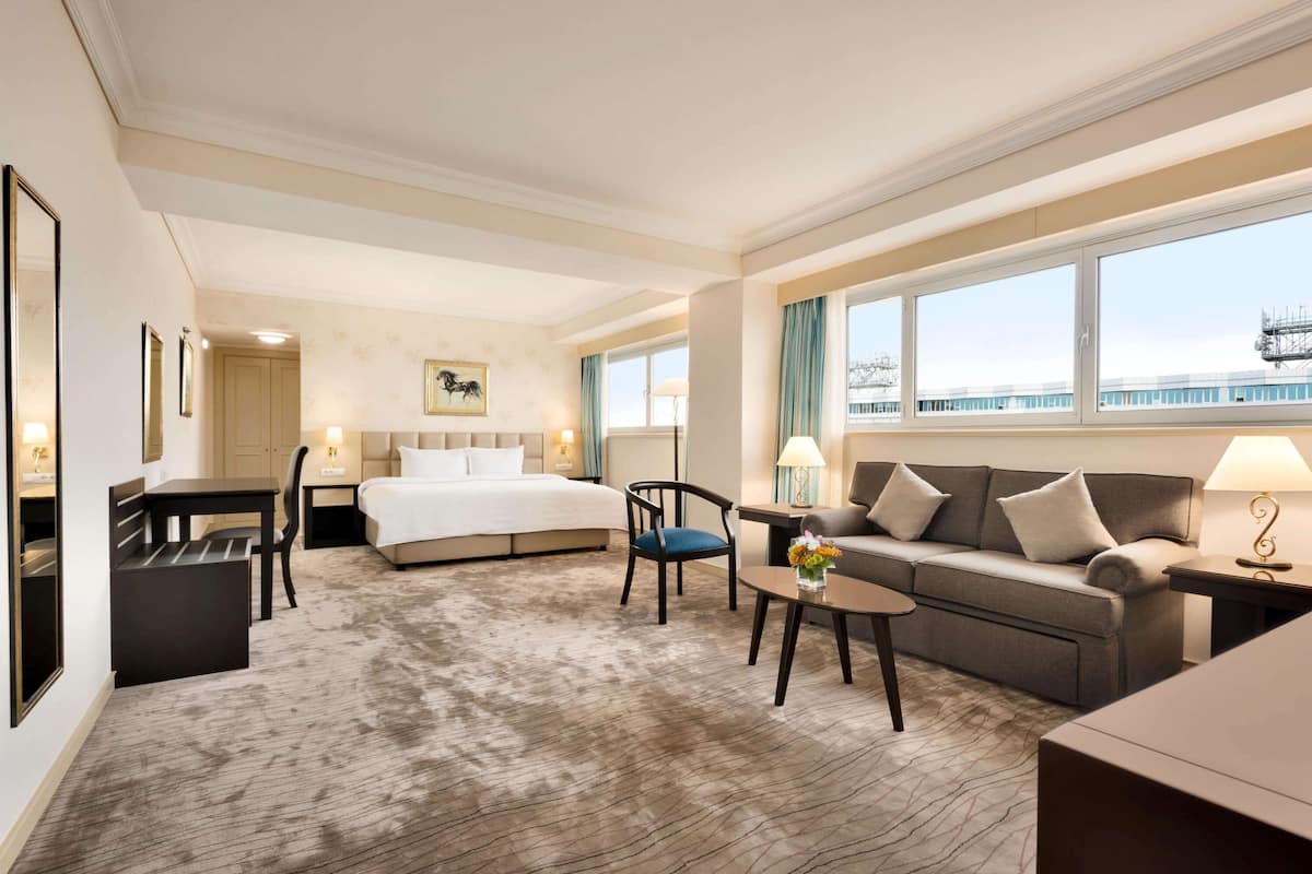 Ropa de cama de alta calidad y minibar
