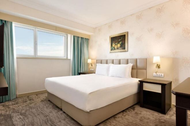 Premium bedding, minibar, in-room safe, desk