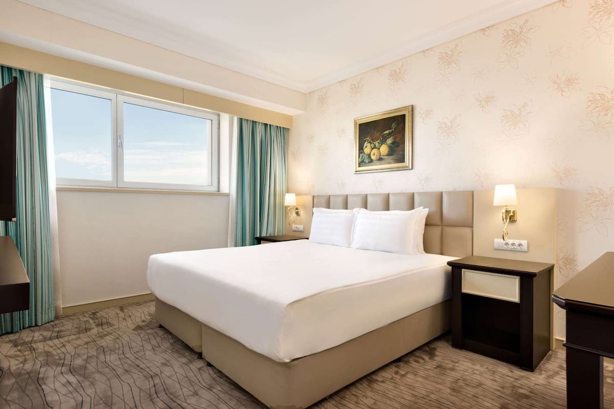 Ropa de cama de alta calidad y minibar
