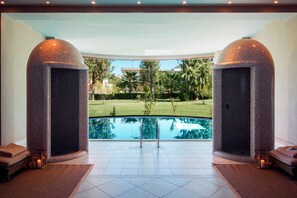 Sauna, sources chaudes/minérales, bain turc/hammam, soins du corps