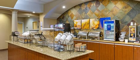 Free daily buffet breakfast