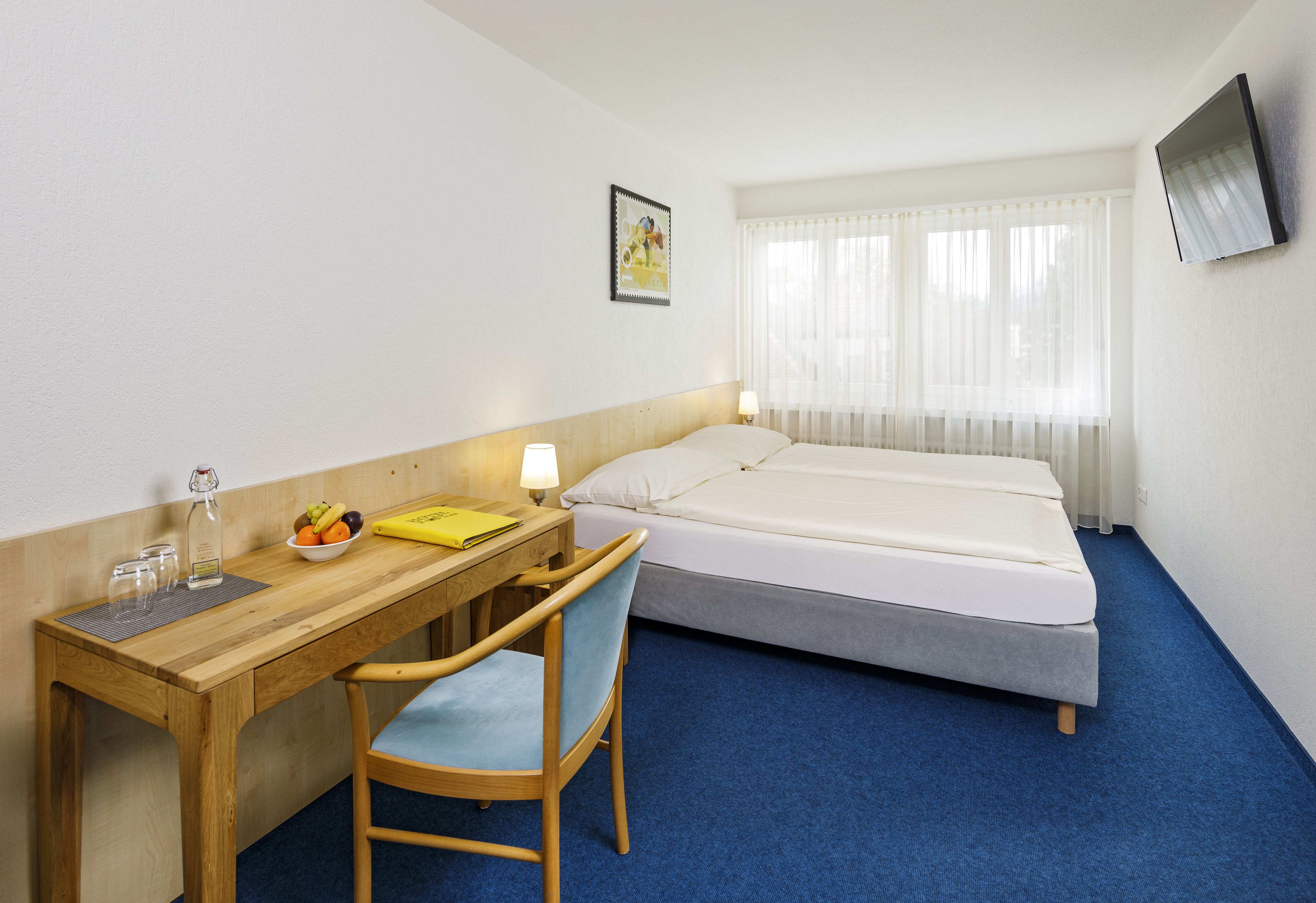 comfort double room | in-room safe, desk, soundproofing, iron/ironing board