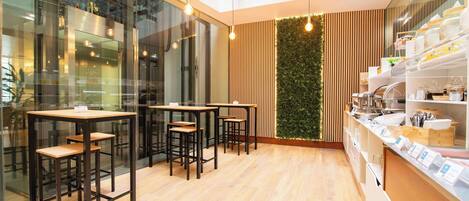 Daily buffet breakfast (EUR 8 per person)