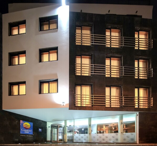 Front of property – evening/night