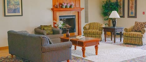 Sala de estar en el lobby