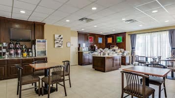 Free continental breakfast