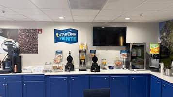 Free daily on-the-go breakfast