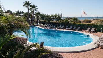 Accommodatie ligt op het strand