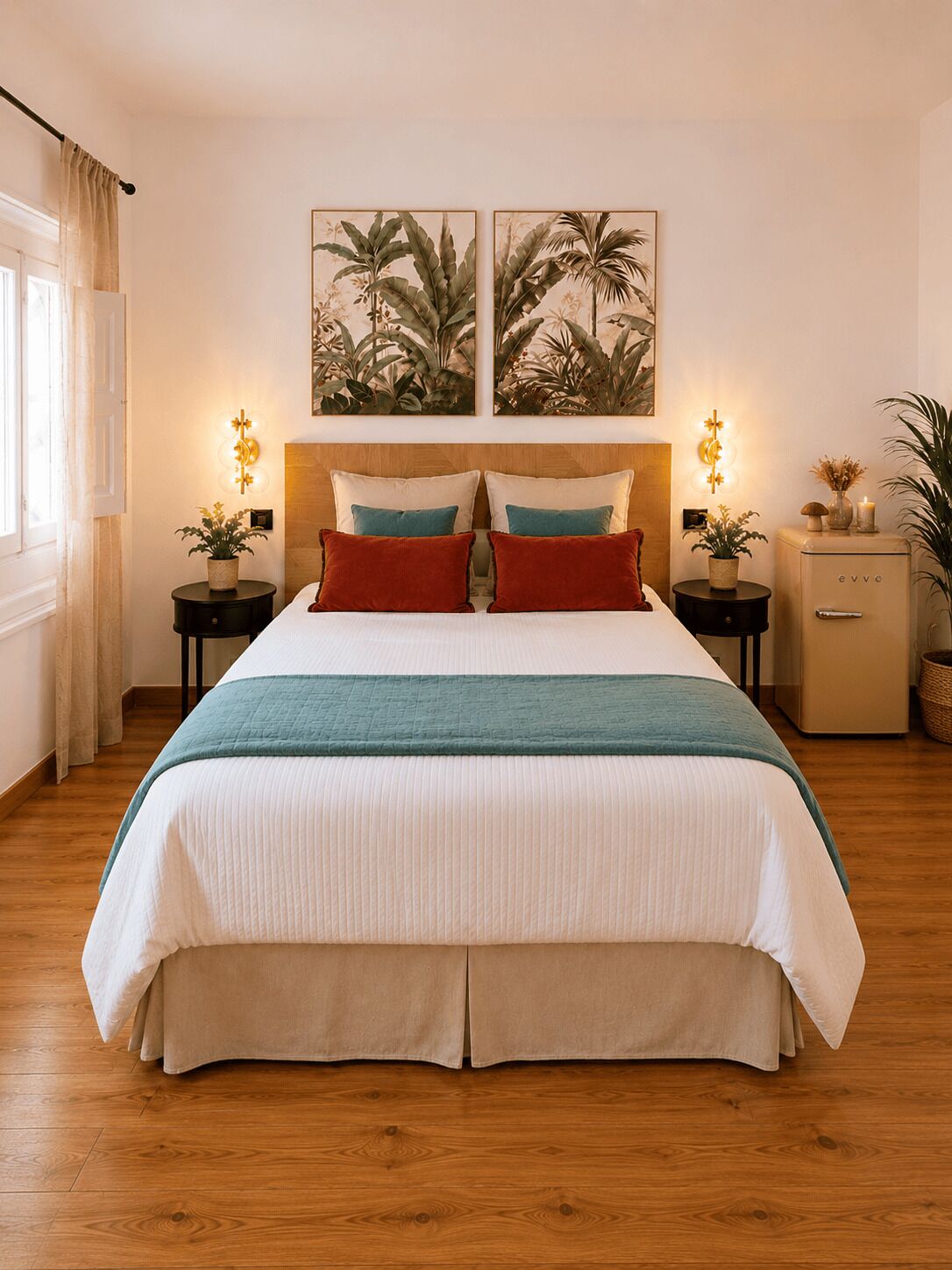 Desk, cribs (free), rollaway beds (surcharge), WiFi (free)