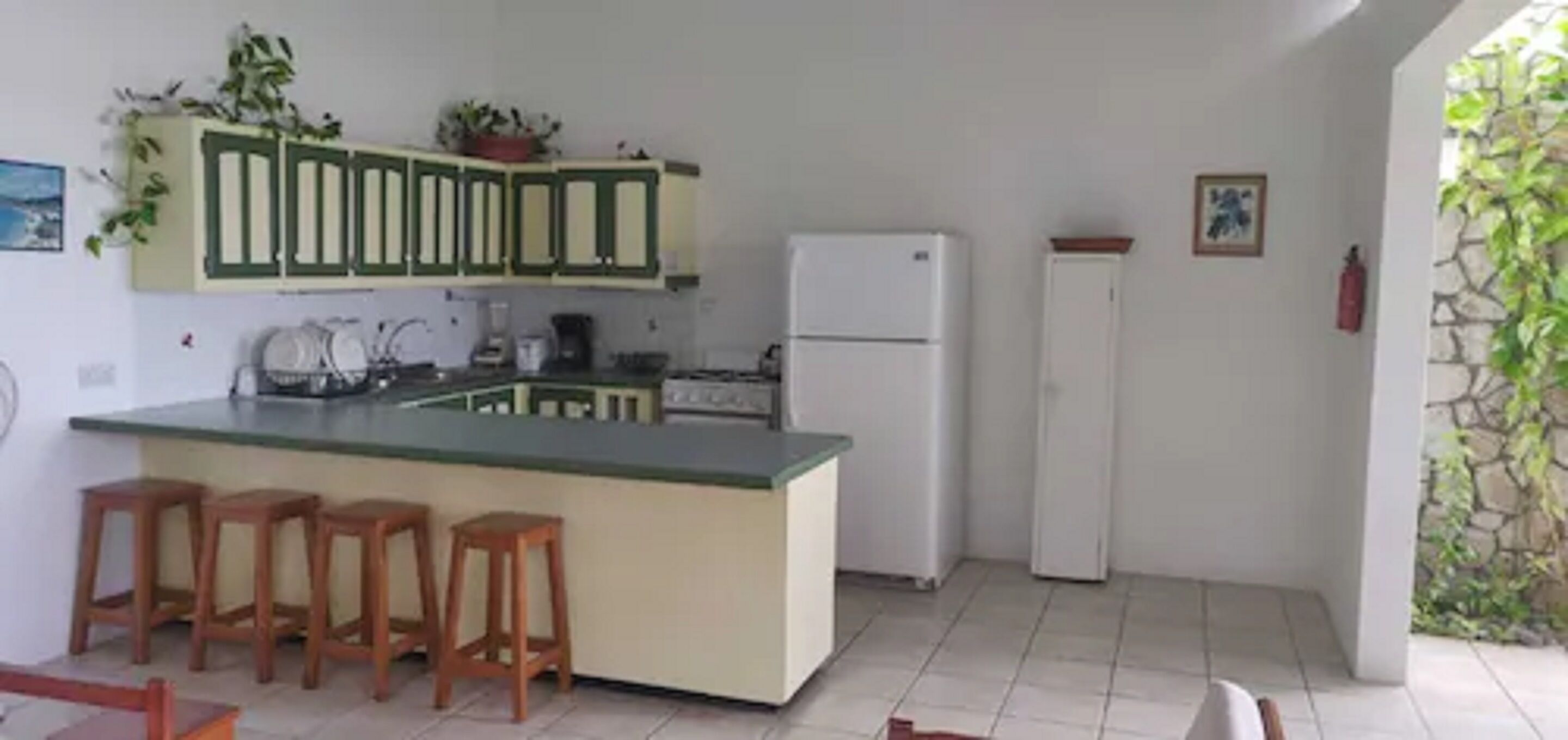 cottage, 1 bedroom, beach view | private kitchen | full-sized fridge, microwave, oven, stovetop