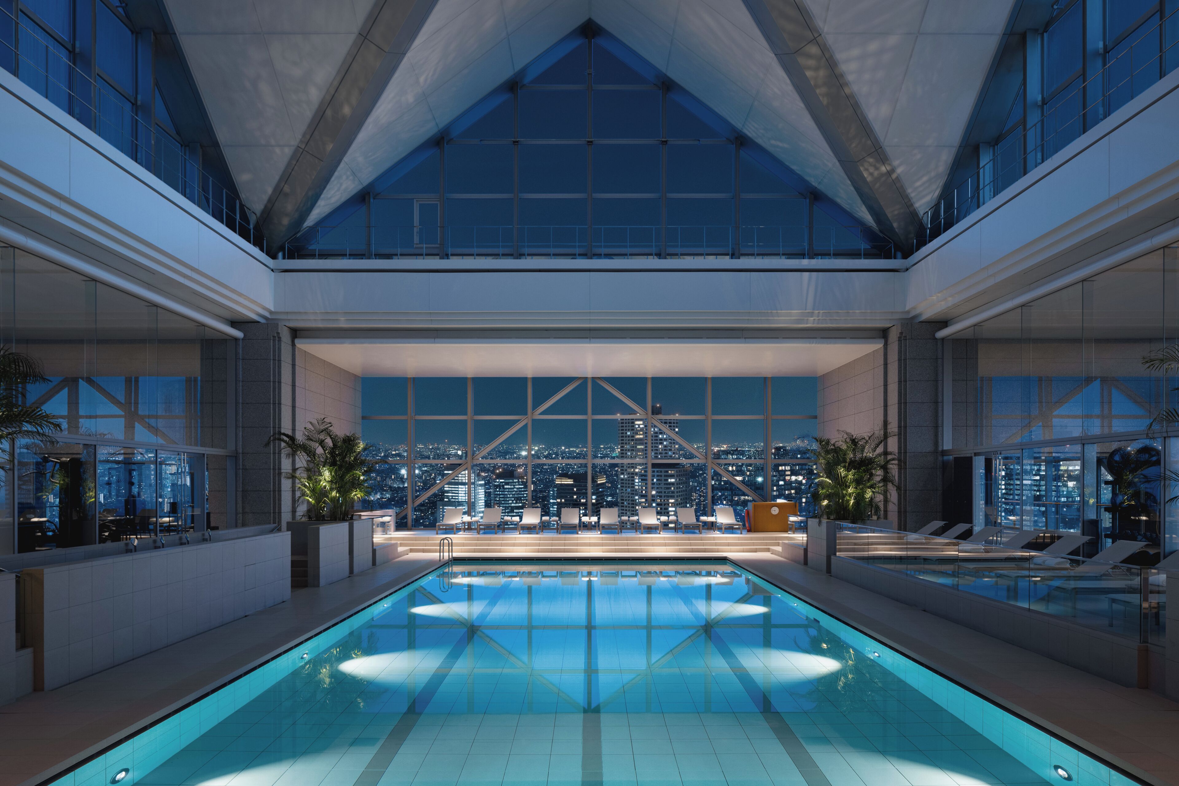 Indoor pool, open 6:00 AM to 10:00 PM, lifeguards on site