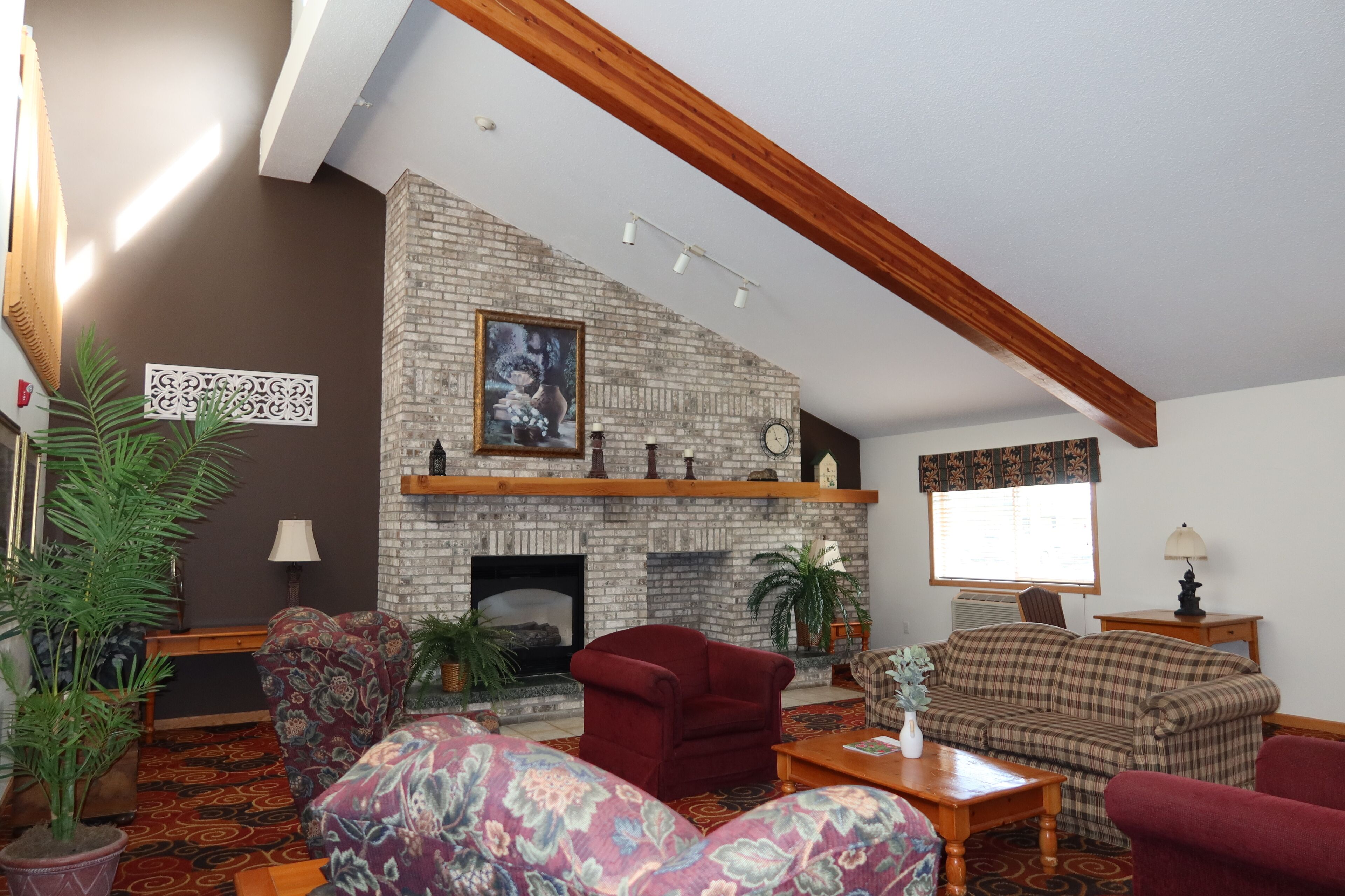 Sittområde i lobbyn