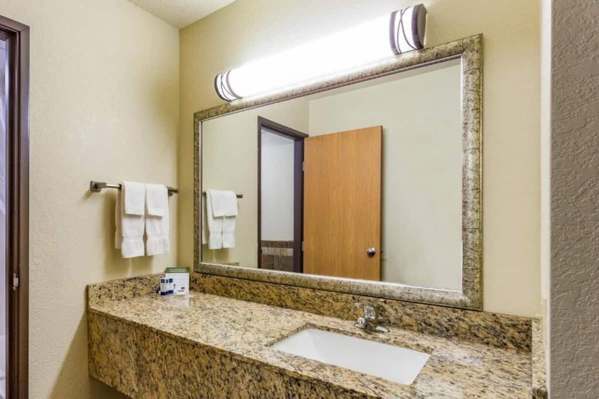 hair dryer, towels