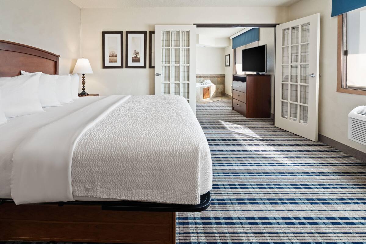 deluxe suite, 1 bedroom, non smoking | 1 bedroom, premium bedding, desk, laptop workspace