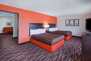Suite, 2 Queen Beds, Non Smoking | Desk, iron/ironing board, free cots/infant beds, rollaway beds - AmericInn by Wyndham Sartell (Sartell)