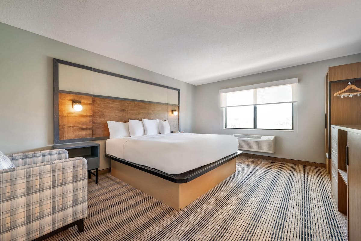 Room, 1 King Bed, Non Smoking | Desk, iron/ironing board, cribs/infant beds, rollaway beds