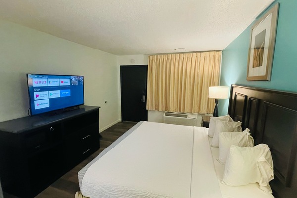 Standard Room, 1 King Bed Non-smoking | Living area | LCD TV