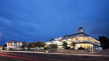 Front of property - evening/night