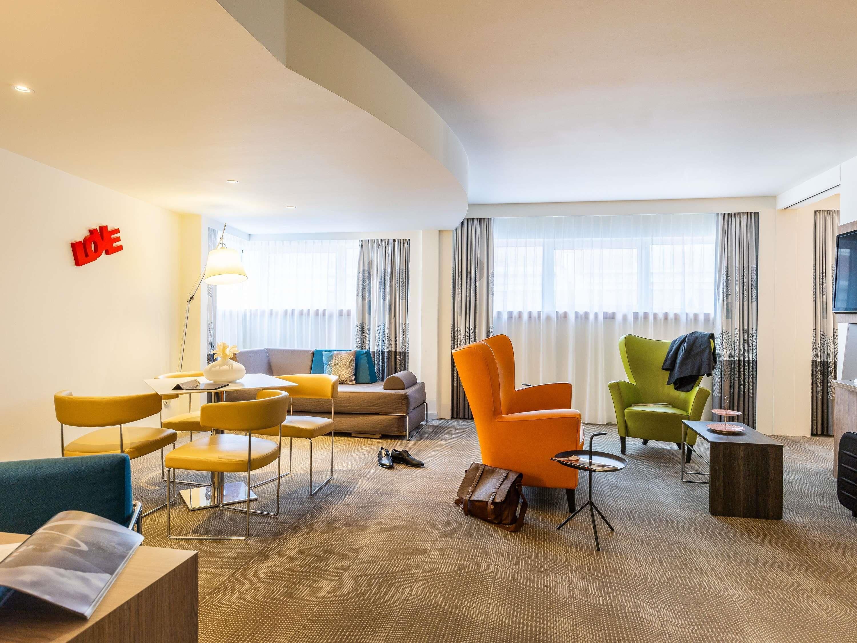 Junior Suite, 1 Double Bed with Sofa bed | In-room safe, desk, blackout drapes, soundproofing