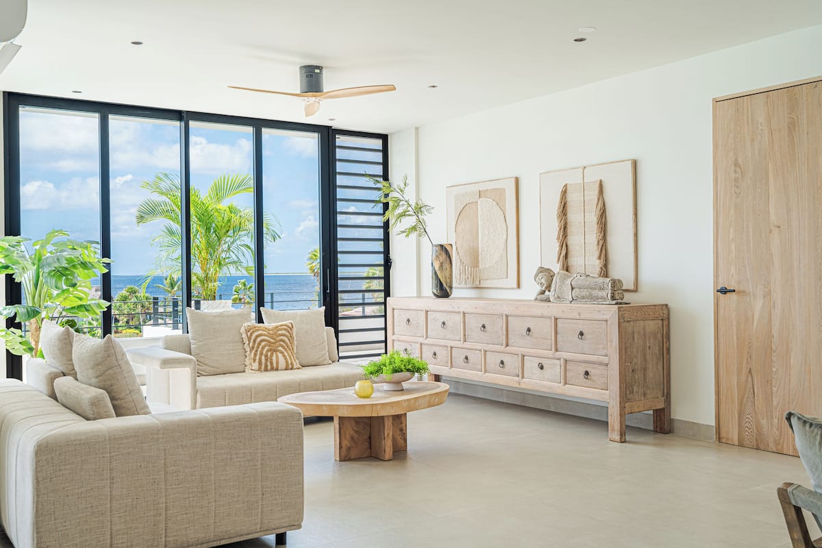 Three-bedroom apartment suite | Living area