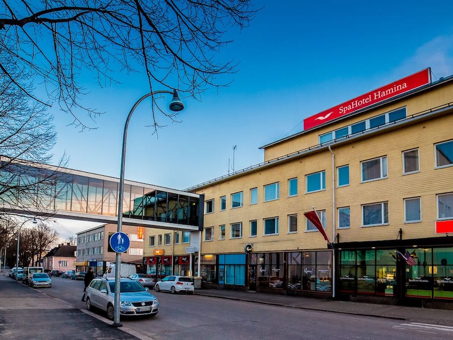 Voorkant van accommodatie