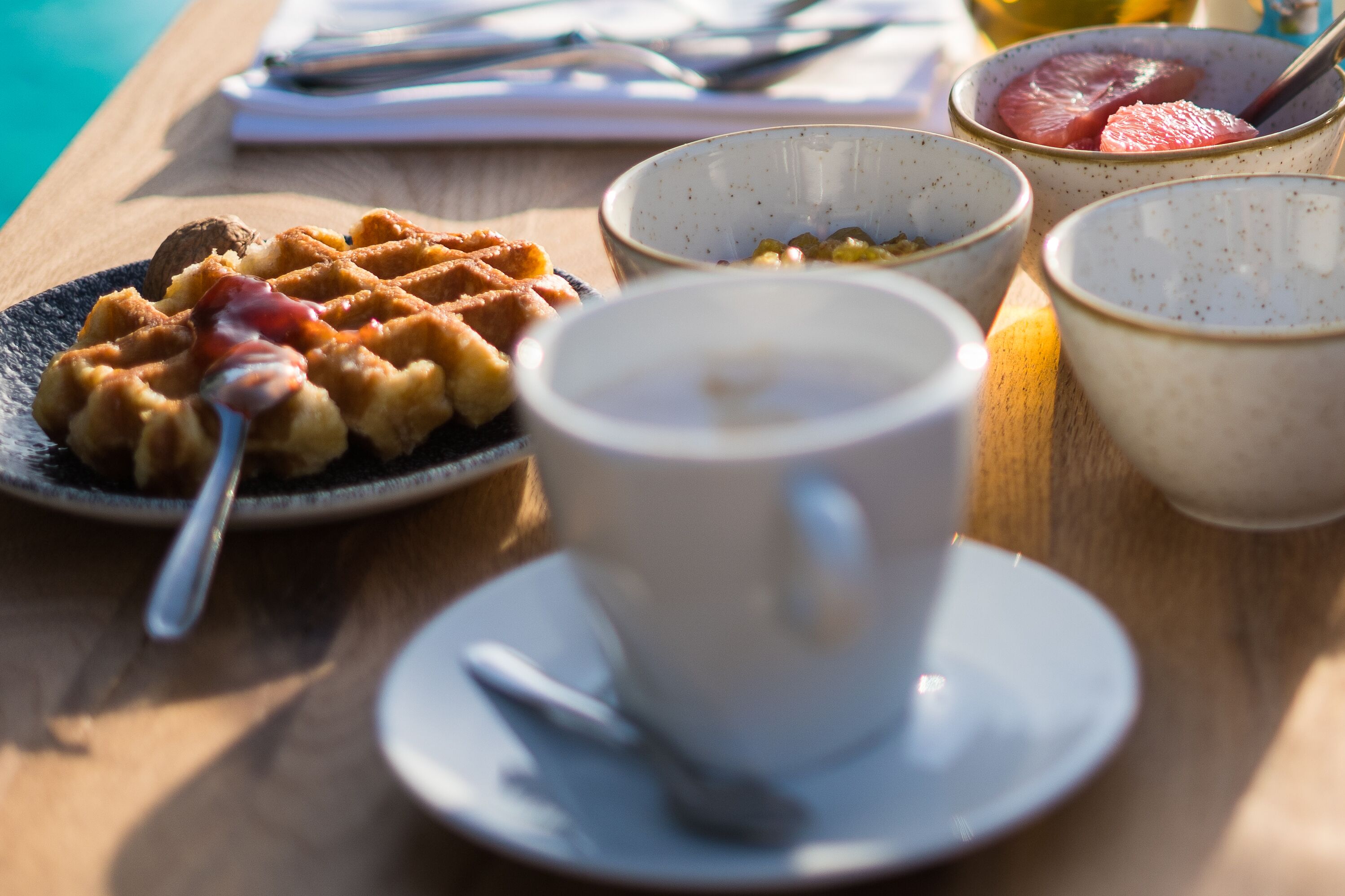 daily buffet breakfast (eur 18 per person)