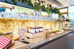 Daily buffet breakfast (EUR 30 per person)