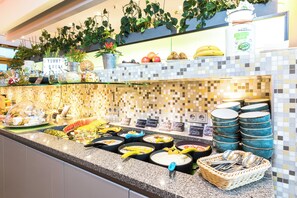 Daily buffet breakfast (EUR 30 per person)