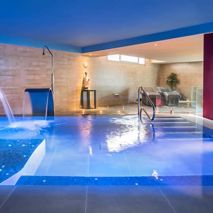 Sauna, body treatments, facials, manicures and pedicures, massages