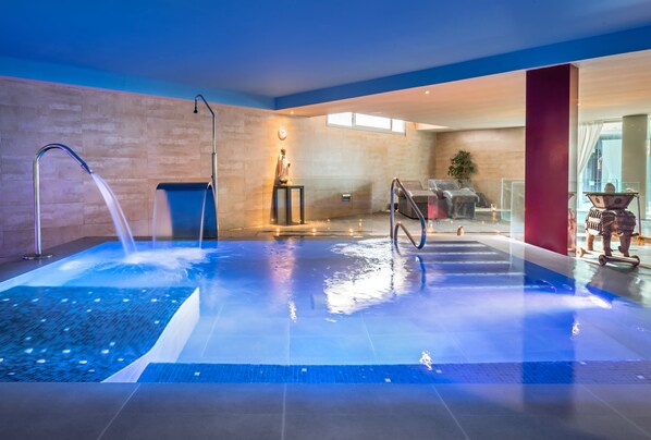 Sauna, body treatments, facials, manicures and pedicures, massages
