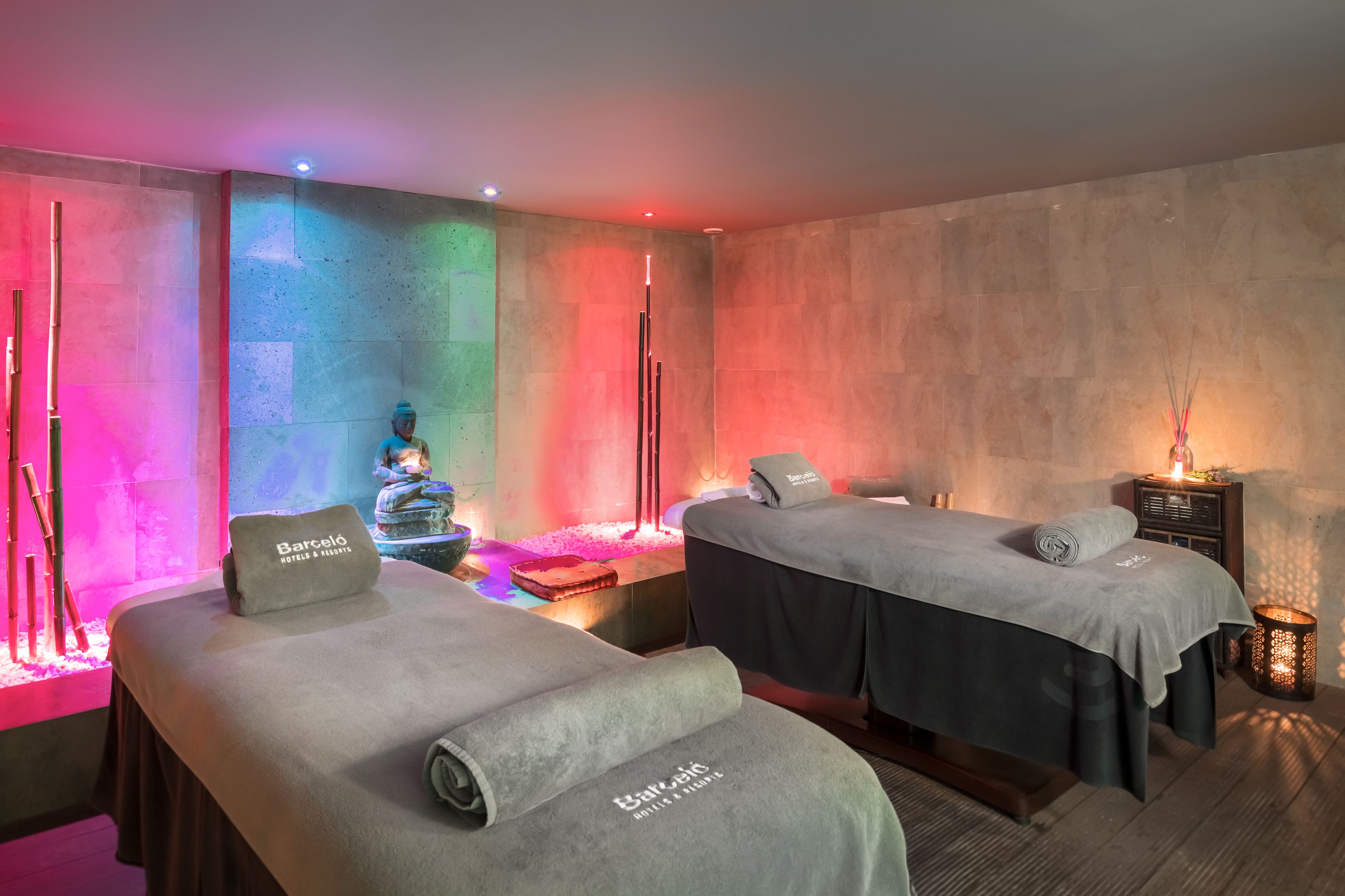 sauna, body treatments, facials, manicures and pedicures, massages