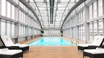 Indoor pool, seasonal outdoor pool