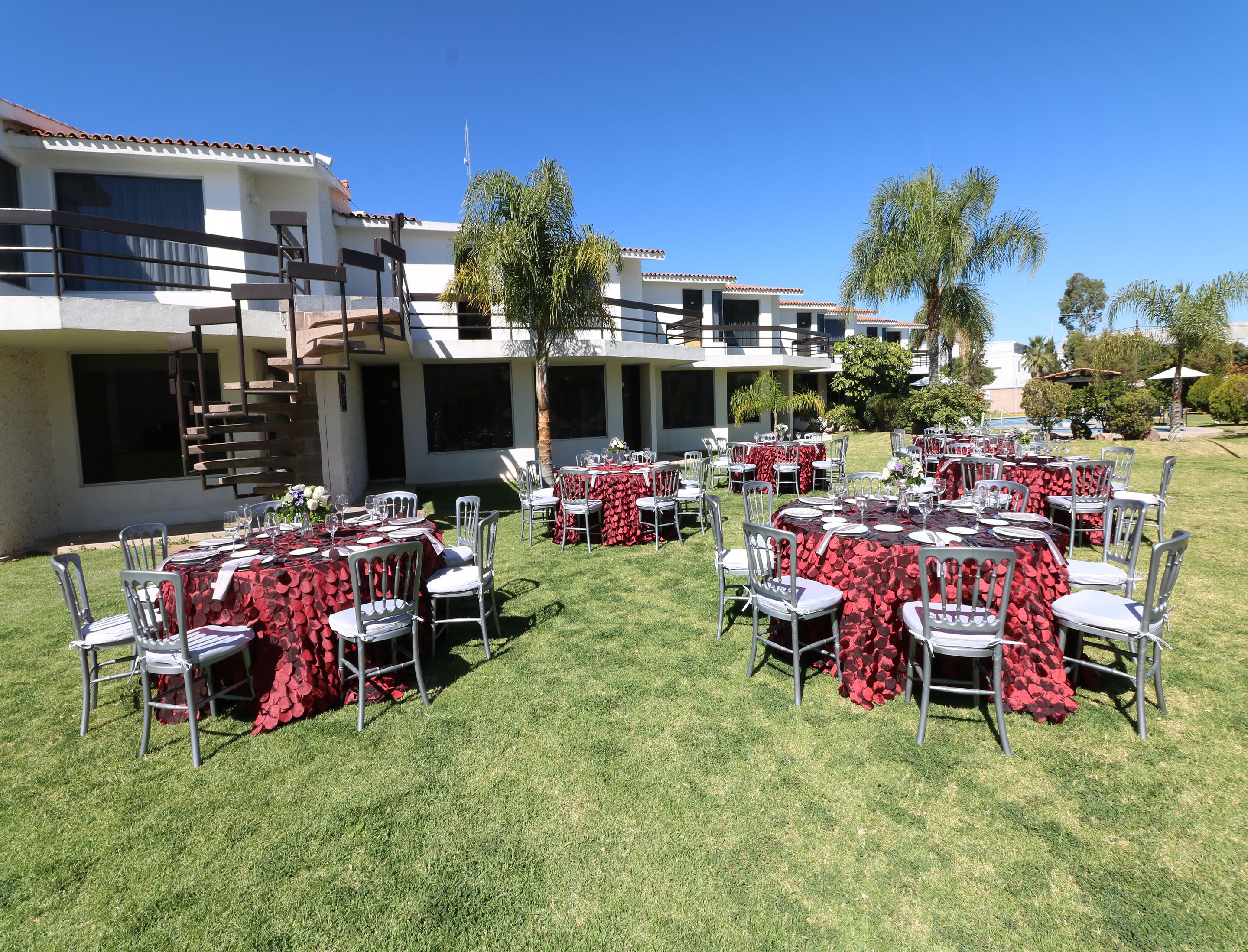 Área para banquetes al aire libre