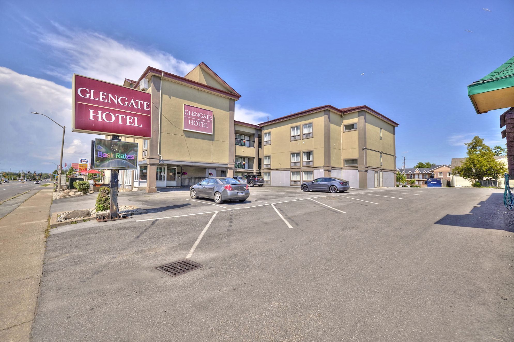 Façade de l’hébergement