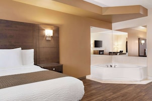 Desk, blackout drapes, iron/ironing board, rollaway beds