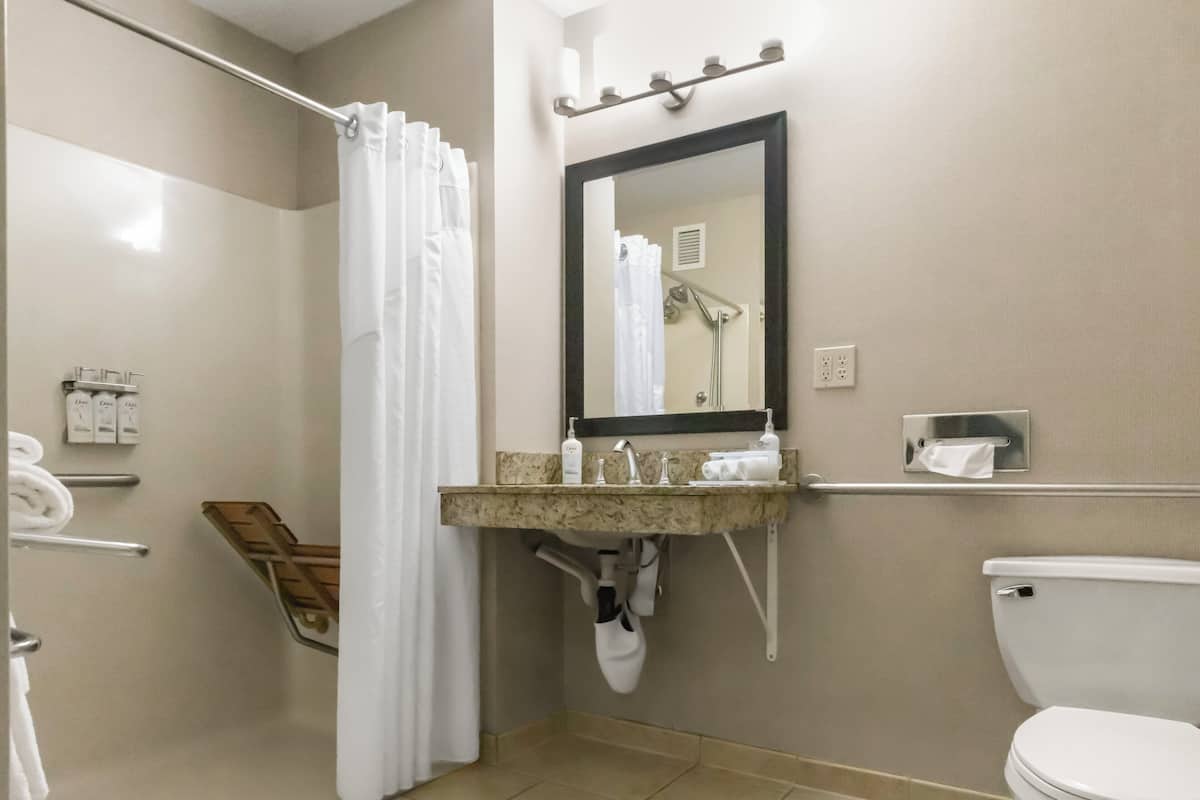 In-room safe, desk, blackout curtains, iron/ironing board