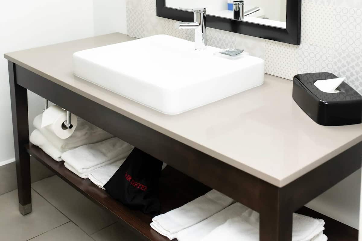 In-room safe, desk, blackout curtains, iron/ironing board