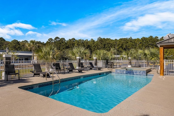 Seasonal outdoor pool