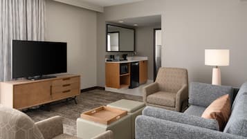 55-inch Smart TV with cable channels, Netflix, streaming services