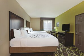 Room, 2 Queen Beds, Accessible, Non Smoking (Mobility) | Premium bedding, desk, blackout drapes, iron/ironing board - La Quinta Inn & Suites by Wyndham Los Banos (Los Banos)
