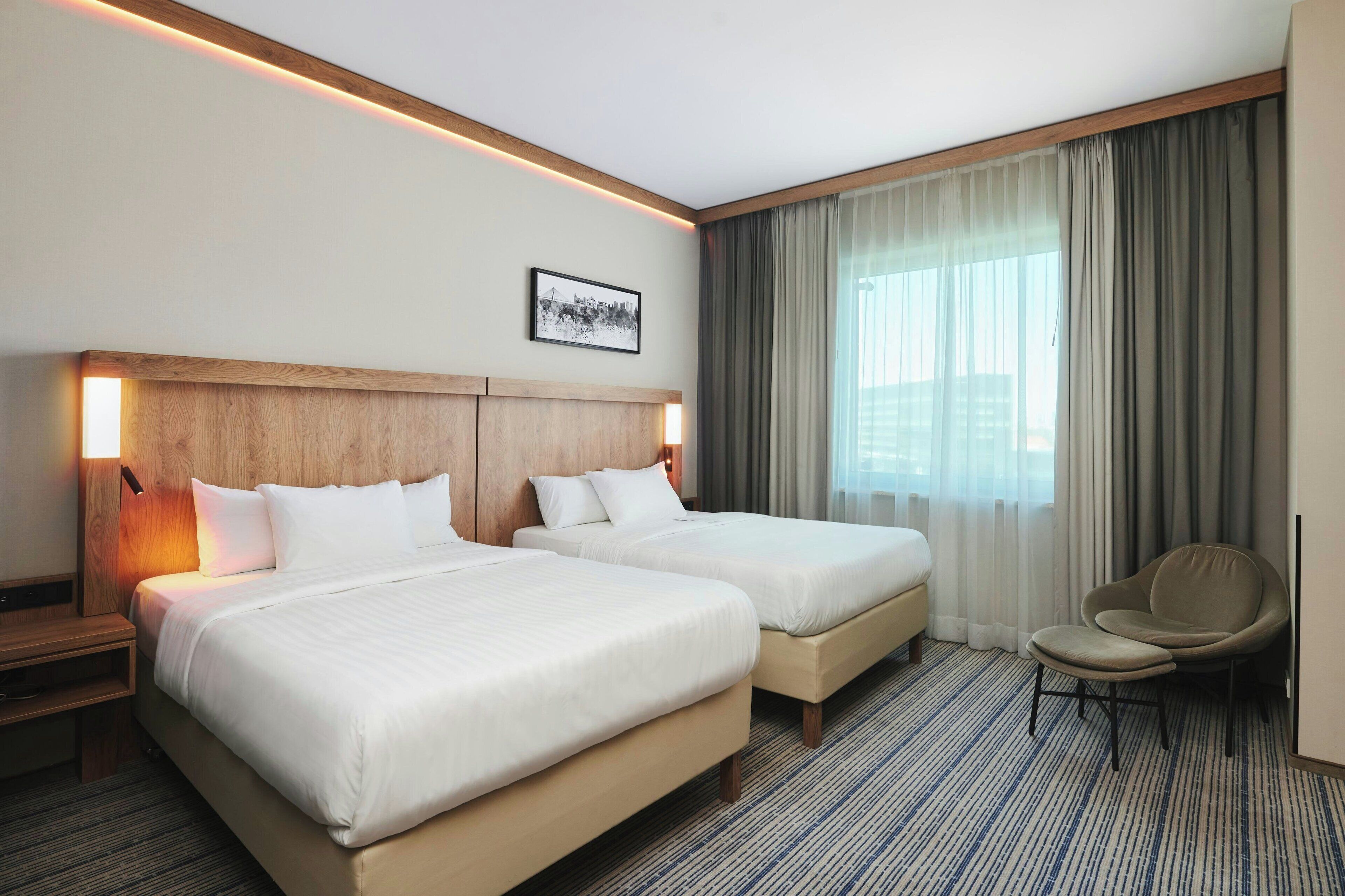 premium bedding, minibar, in-room safe, desk