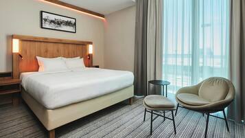 Premium bedding, minibar, in-room safe, desk