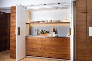 Deluxe Apartment | Private kitchen | Eco-friendly cleaning products