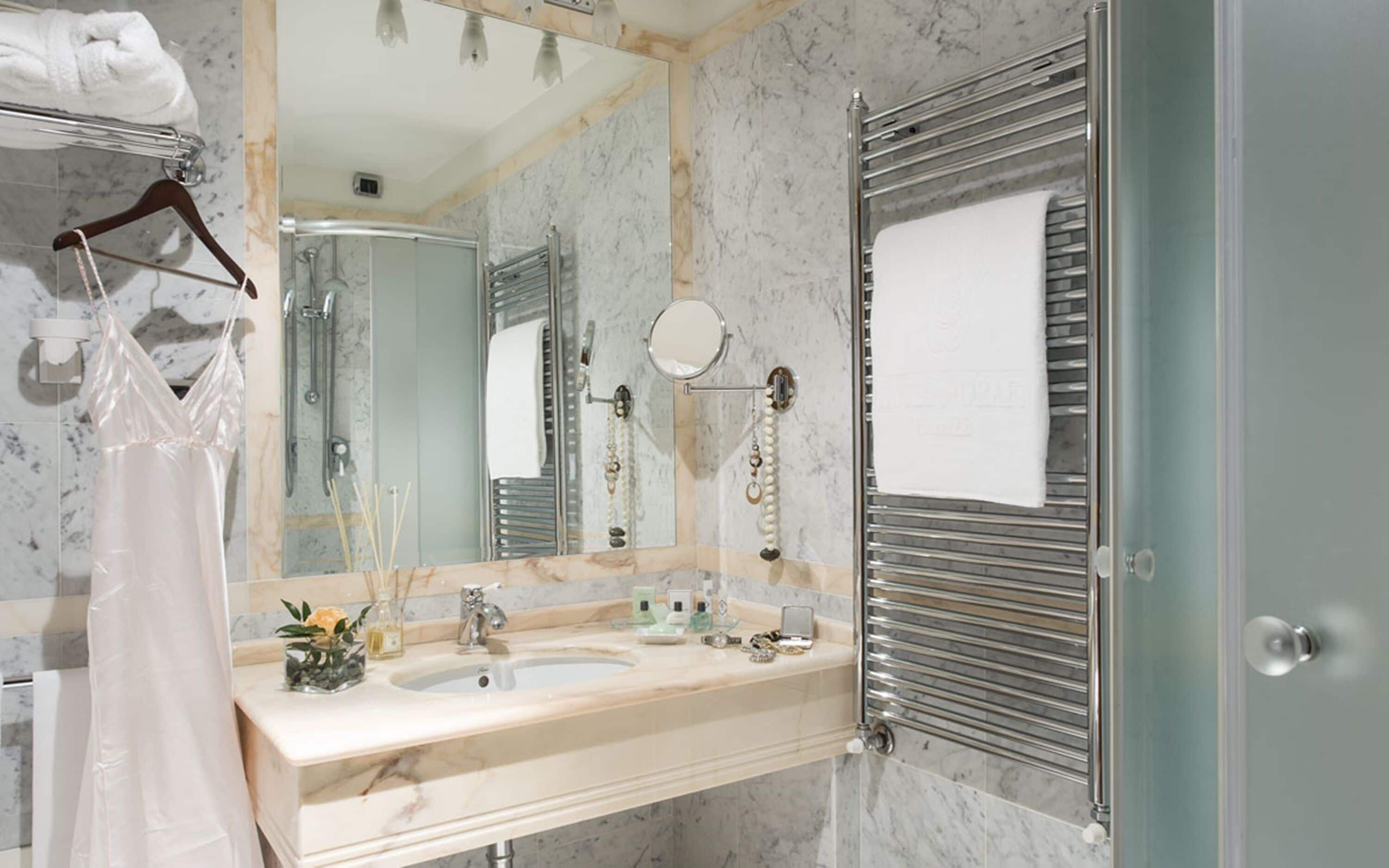 free toiletries, hair dryer, bathrobes, slippers