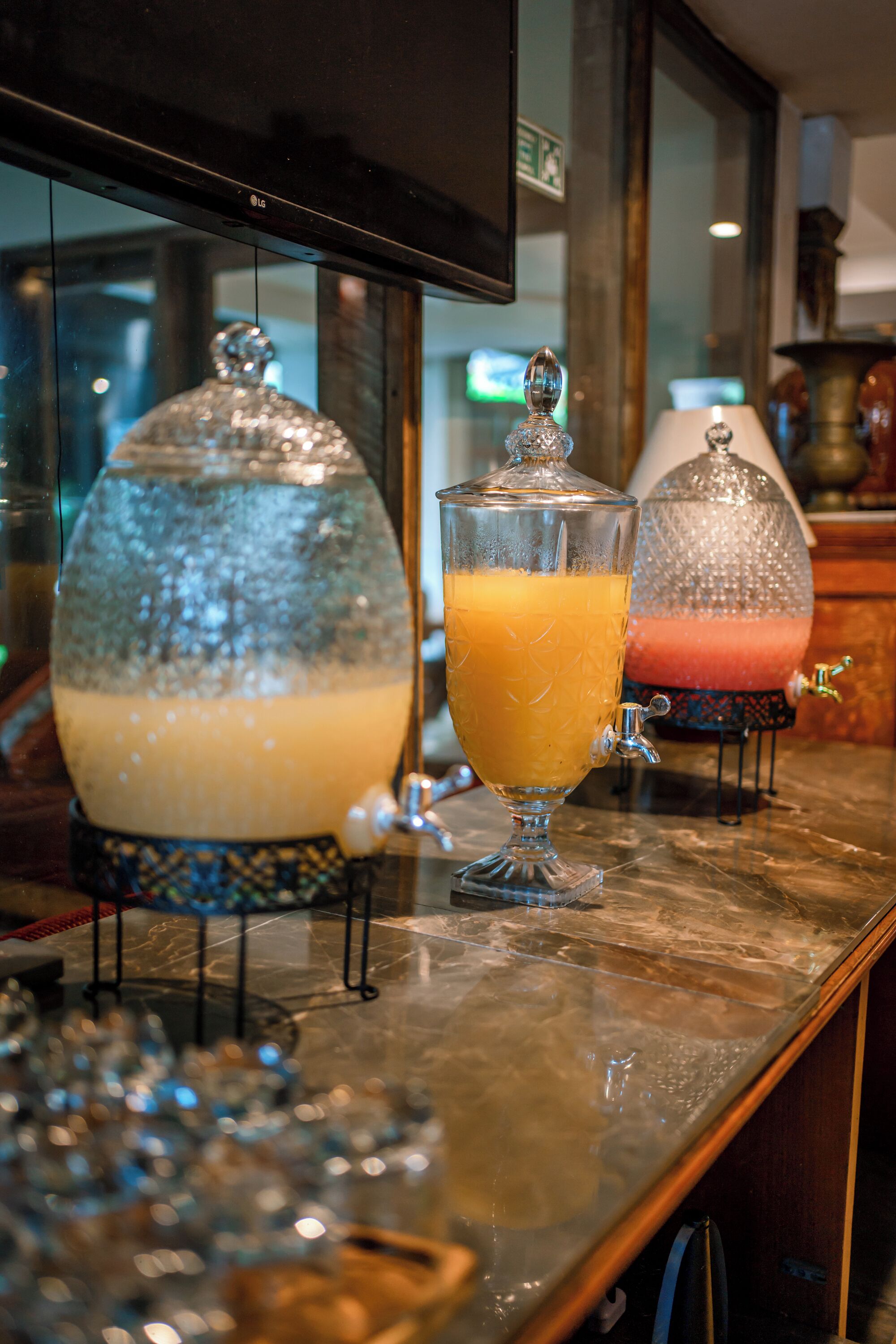 daily buffet breakfast (idr 105000 per person)