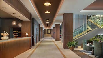 Mostrador para check-in y check-out