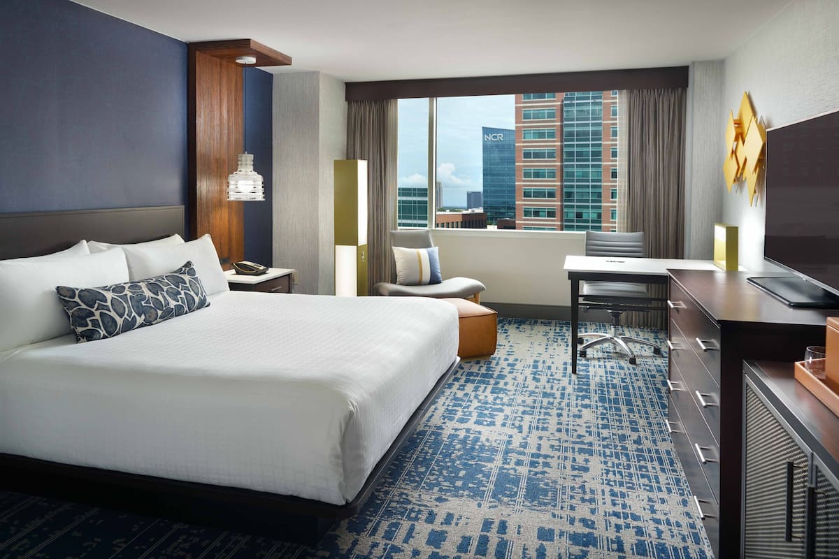 Premium bedding, in-room safe, desk, blackout curtains