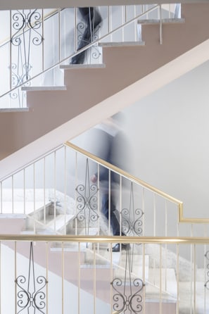 Handrails in stairways